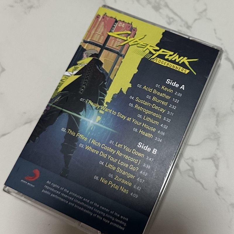 Subwoofer - Cyberpunk-stijl film soundtrack cassetteband nieuw ongeopend