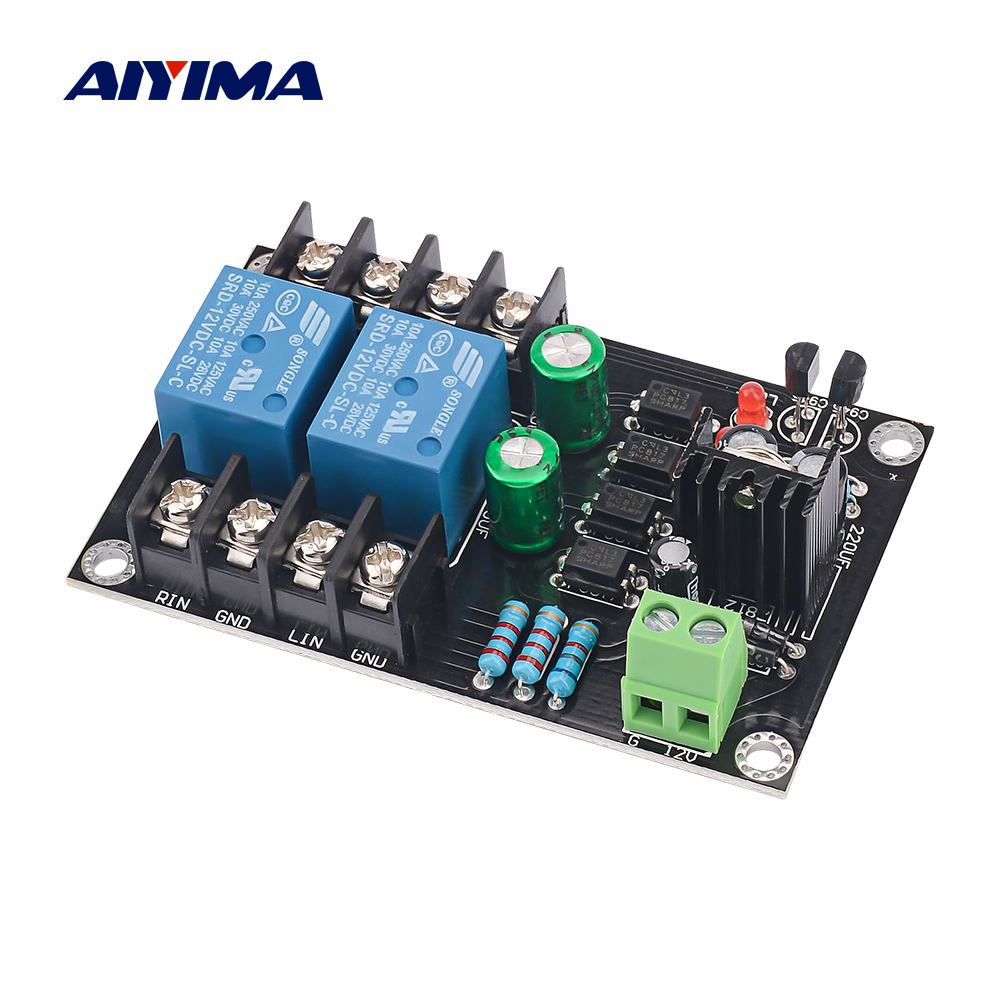Es9018 Dac - AIYIMA 2.0 Digitale versterker Luidsprekerbeschermingskaart Home