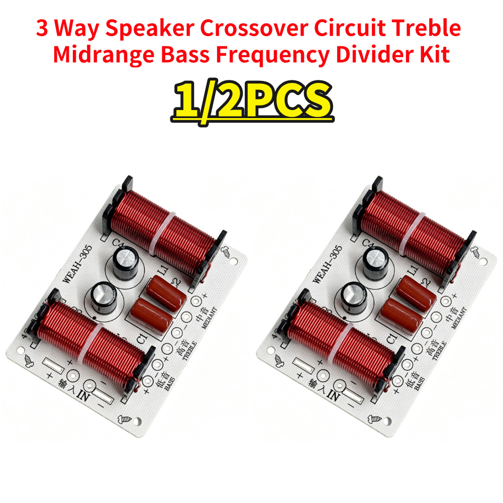 Speaker Crossover - 150W 3-weg audio luidspreker crossover treble