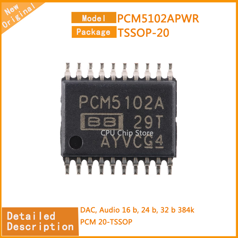 Pcm5102 - 5 stks/partij Nieuwe Originele PCM5102APWR PCM5102