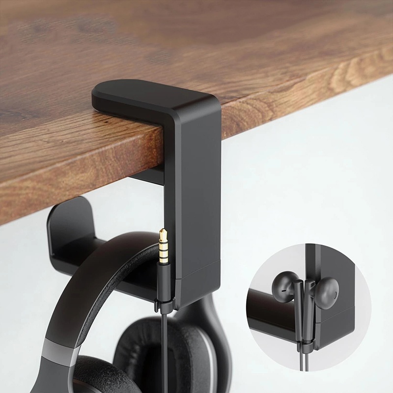 Headphone Parts - Universele Desktop 360 ° Draaibare hoofdtelefoonstandaard