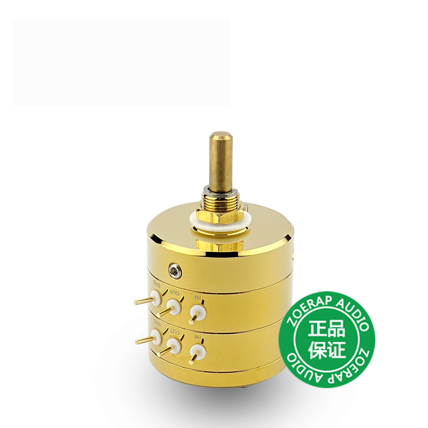 Potentiometer 10K - EIZZ 24-staps audiofiele volumepotentiometer, met AMRS-weerstanden,