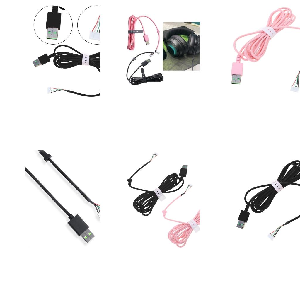 Headphone Parts - USB-oplaadkabel PVC-lijndraad voor 7.1 V2 /