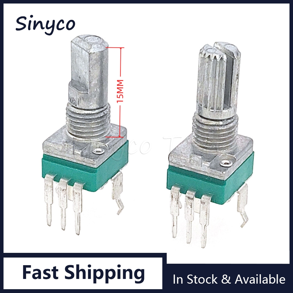 Potentiometer 10K - 5PCS RK097 Type Enkele Verticale 3Pins