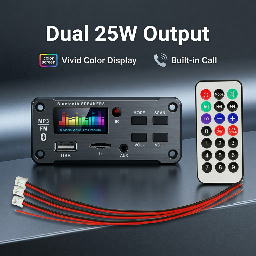 Volume Control Board - 50W Versterker Bluetooth MP3 WMA WAV