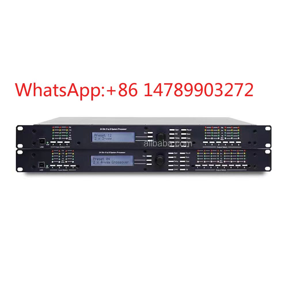 Speaker Crossover - FIR DSP Speakerprocessor 4In8Out DJ Stage
