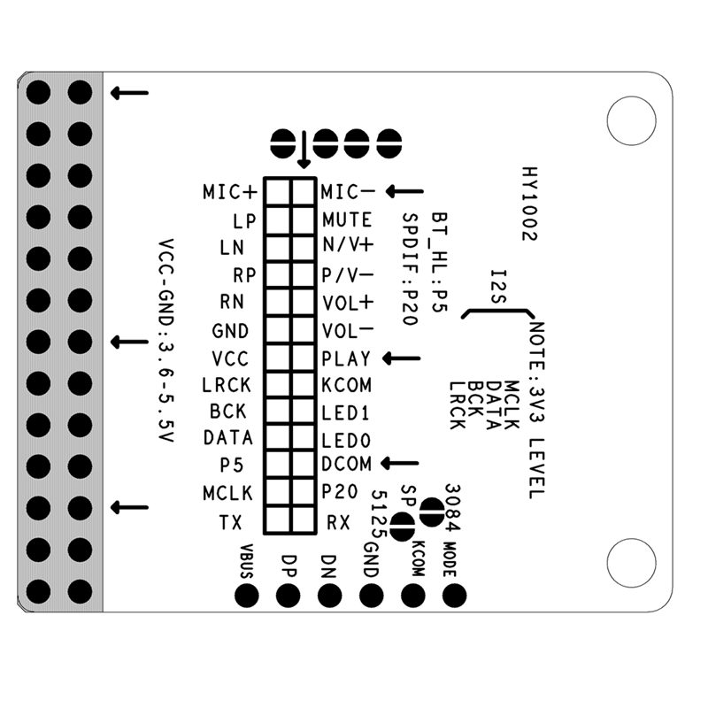 A46M-QCC3034 Bluetooth 5.1 APT - Sbc Audio Amplifier recensie en prijs