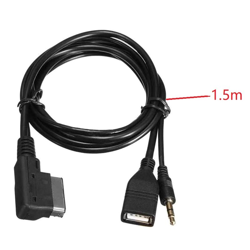 Duurzame auto-audiokabel USB a - Mdi Cable recensie en prijs
