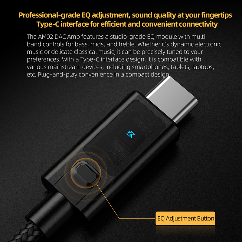 KZ AM02 TYPE-C NAAR 3.5 integr - Headphone Parts recensie en prijs
