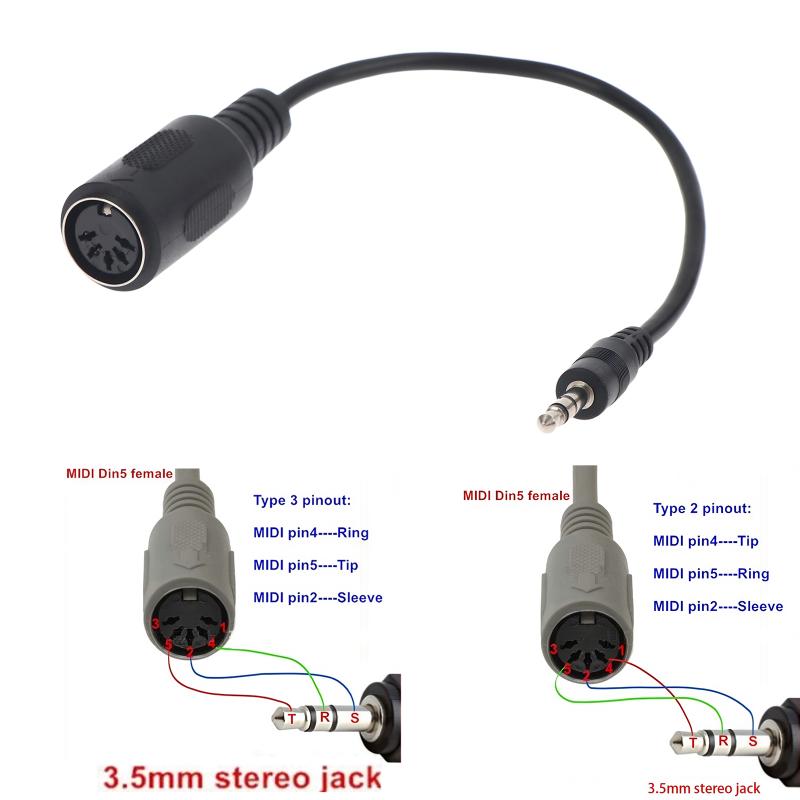 [Nieuw] MIDI Din 5 naar 3,5 mm - Trs Cable recensie en prijs