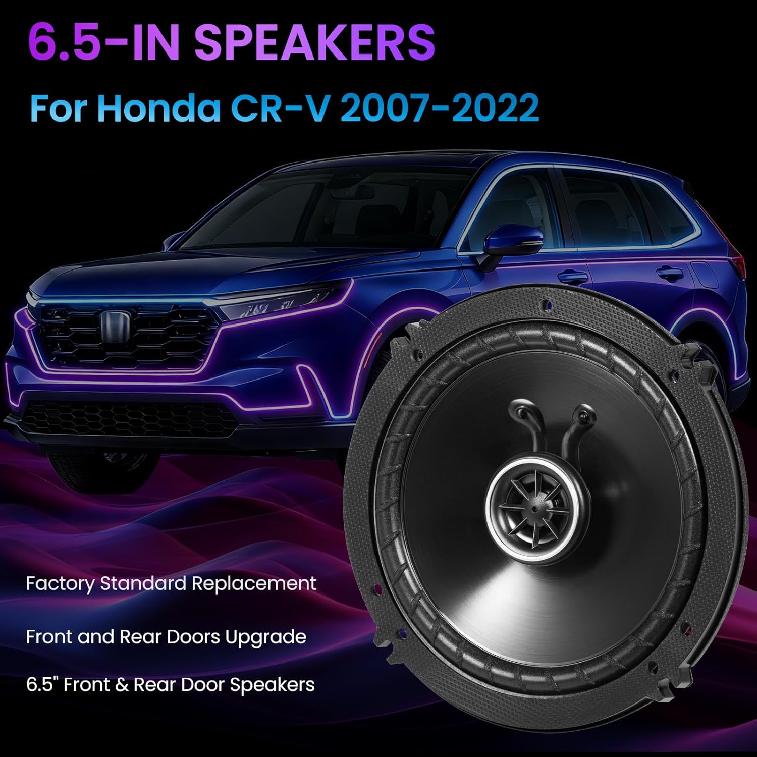MX Voor- en Achterdeur 6.5 Inc - Speaker Kit recensie en prijs