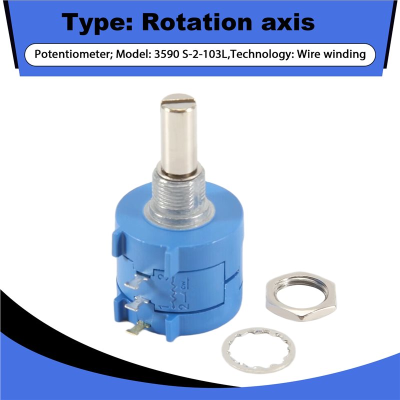 M01K 3590S-2-103L 10K Ohm 10-o - Potentiometer 10K recensie en prijs