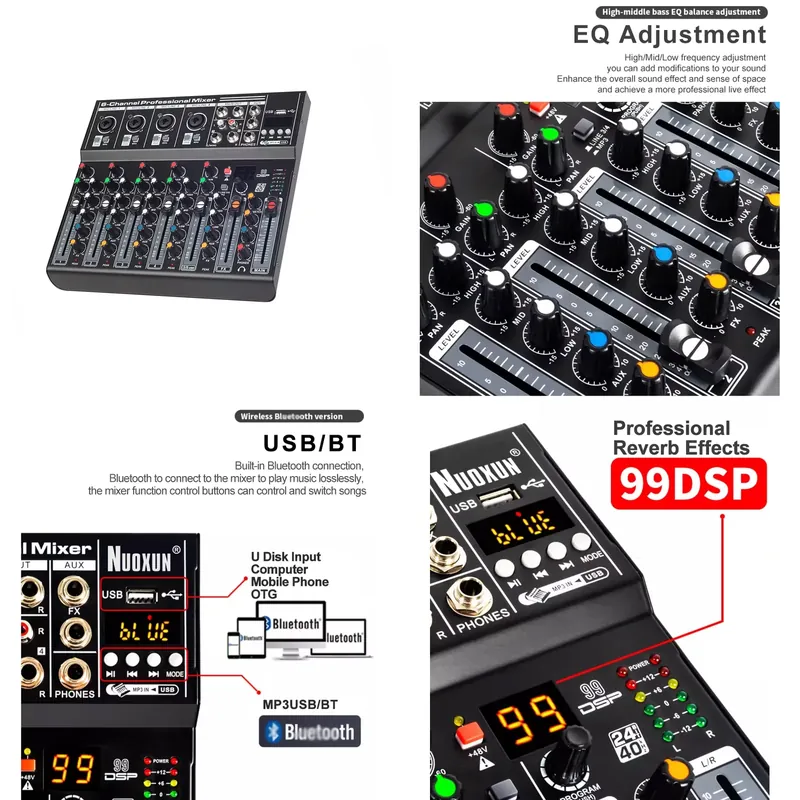 Audiomixer Geluidskaart Consol - Audio Interface recensie en prijs
