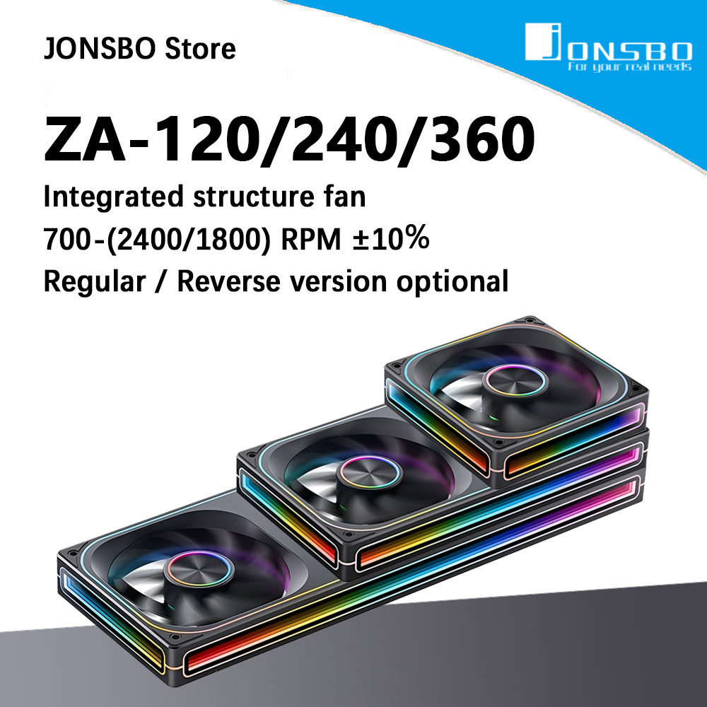 JONSBO ZA-120/240/360 ARGB 12/ - Heatsink Aluminum recensie en prijs