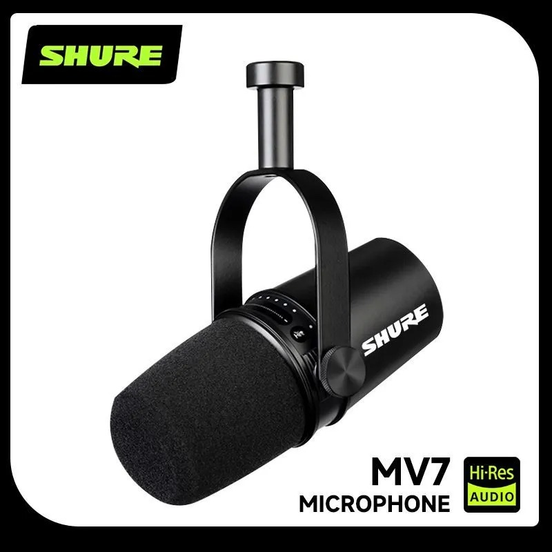 Shure MV7 Hybride USB/XLR Dyna - Usb Sound Card recensie en prijs