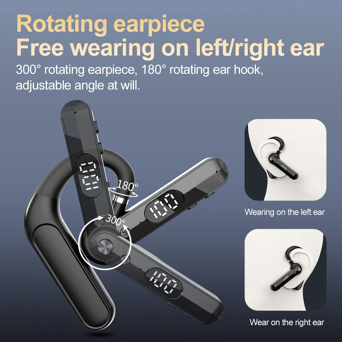 Draadloze Bluetooth-hoofdtelef - Headphone Parts recensie en prijs
